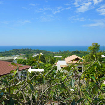 See the Location of Villa Verde with fantastic sea view at Lanta mountain.